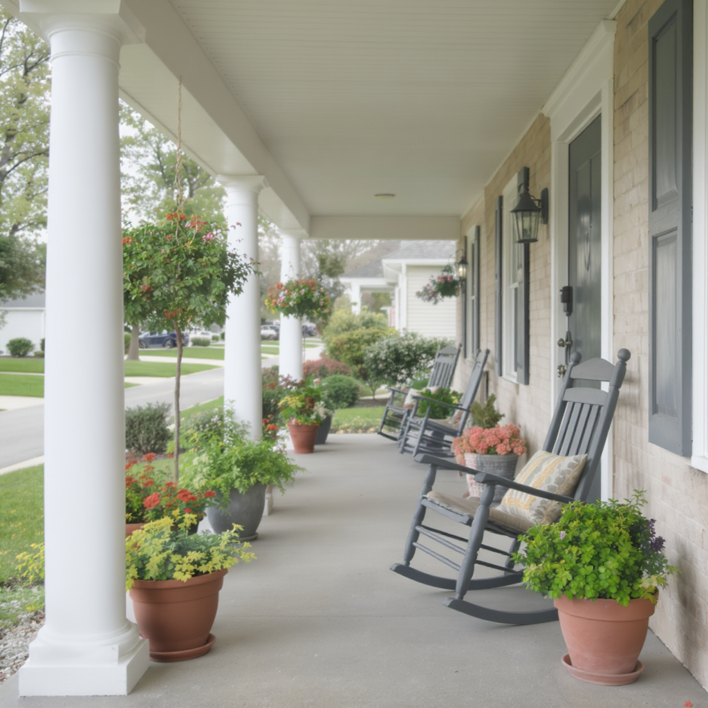 Beautiful suburban home porch – practical homeownership tips for buyers